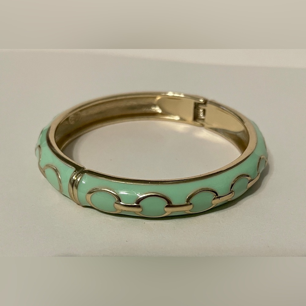 Premier Design “Pistachio” Gold Bangle Bracelet